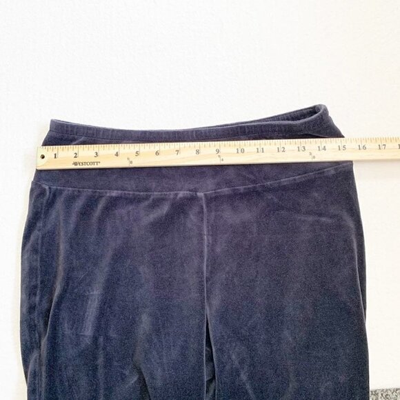 Talbots petite velour tapered leg stretch pull on elastic waist casual pants - Picture 7 of 9